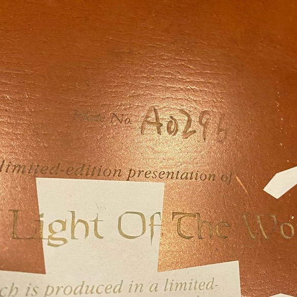 2007 Bradford Exchange Numbered Porcelain “I Am The Light of The World” - Picture 8 of 9